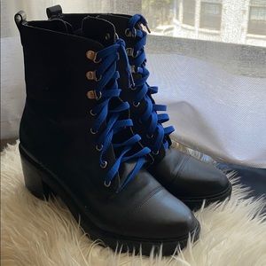 Marc Fisher Combat boot with heel
